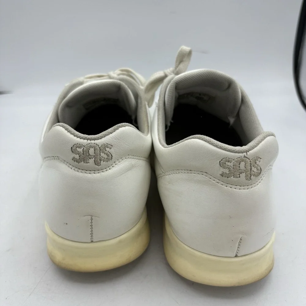 SAS Shoes Womens Size 8.5 WW Free Time‎ Tripad Comfort Sneakers White Leather